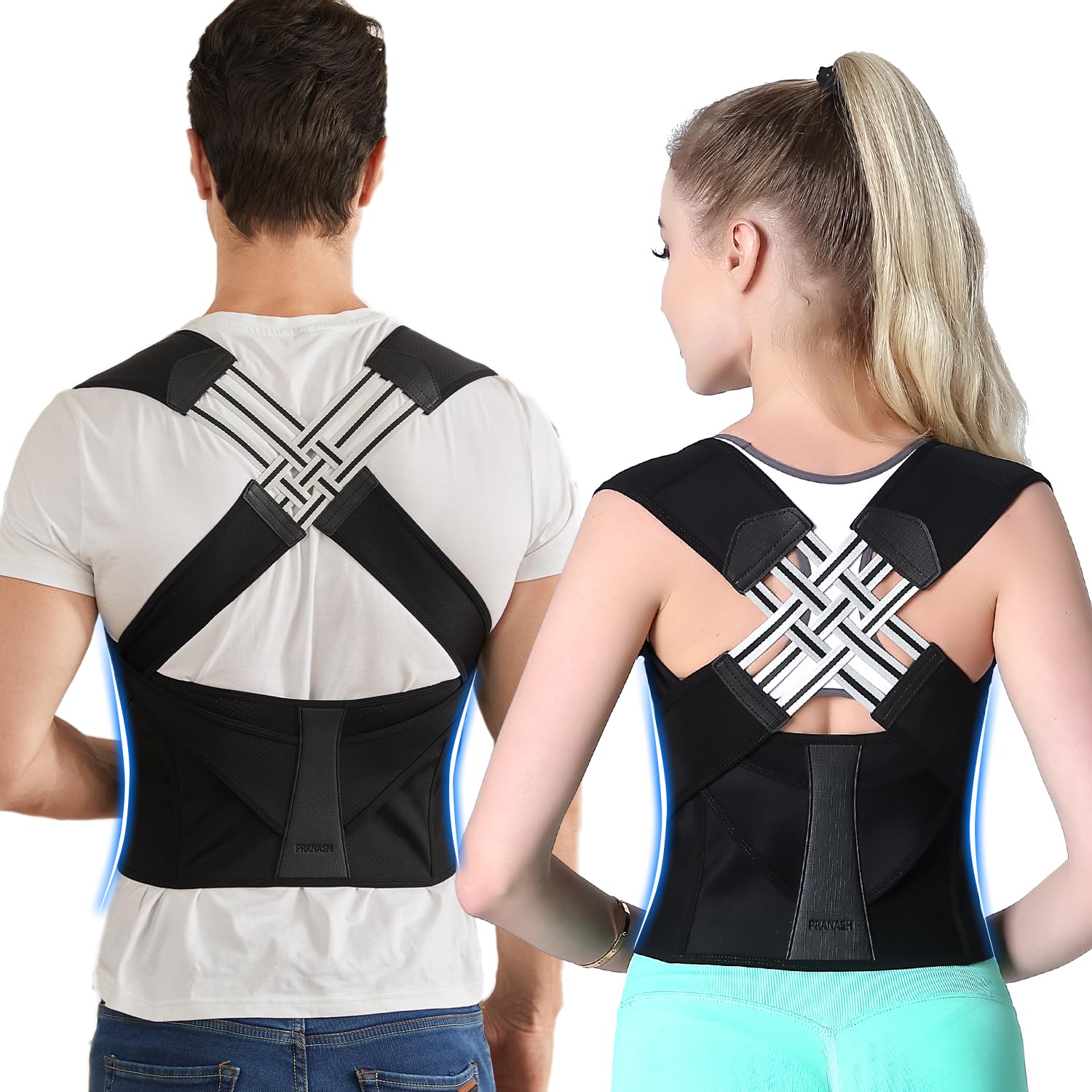 RygSupport™ Premium posture corrector til ryg og skuldre - Sintensy